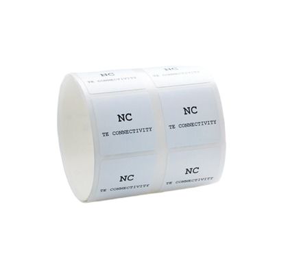TE Connectivity White Label, 50.8 mm Width, 5000 Per Roll Qty, 9.5 mm
