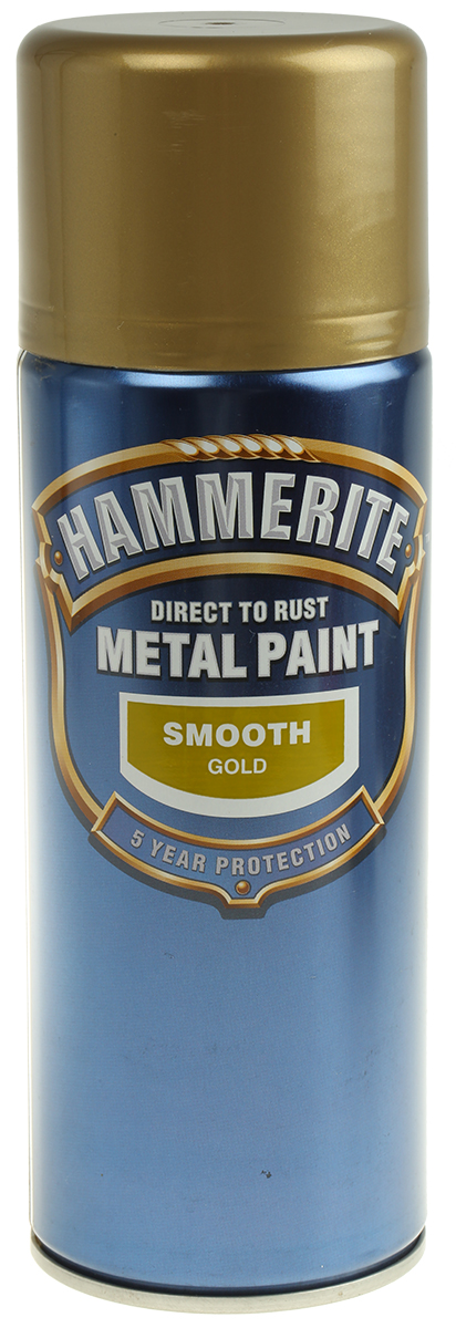 Hammerite 400 ml Gold Smooth Spray Paint