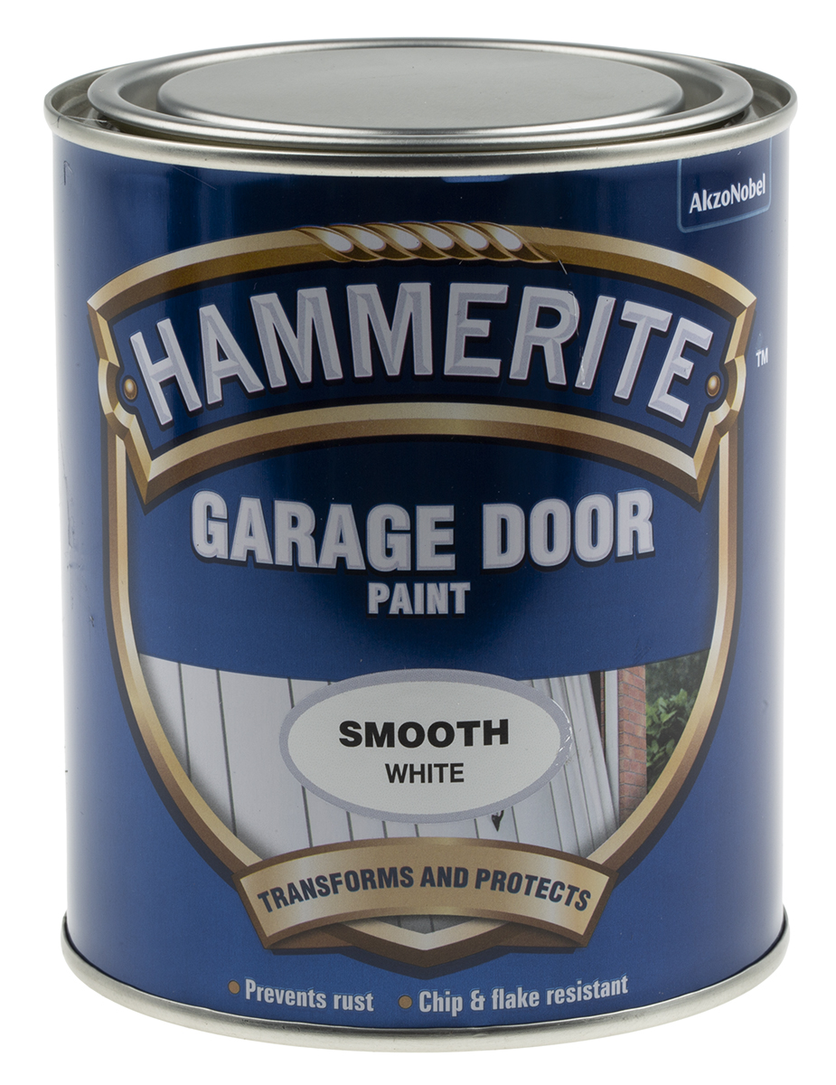 Hammerite Garage Door Enamel Paint in Gloss White, 750 ml