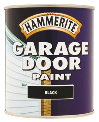Hammerite Garage Door Enamel Paint in Gloss Black, 750 ml