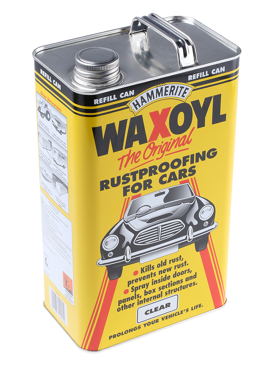 Hammerite Transparent 5 L Can Waxoyl Clear Rust & Corrosion Inhibitor
