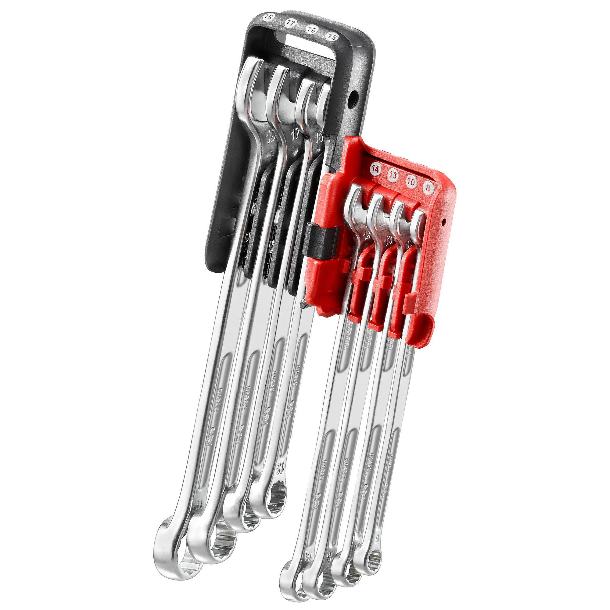 440xljp8pb Facom 8-Piece Combination Spanner Set, 8 → 19 mm