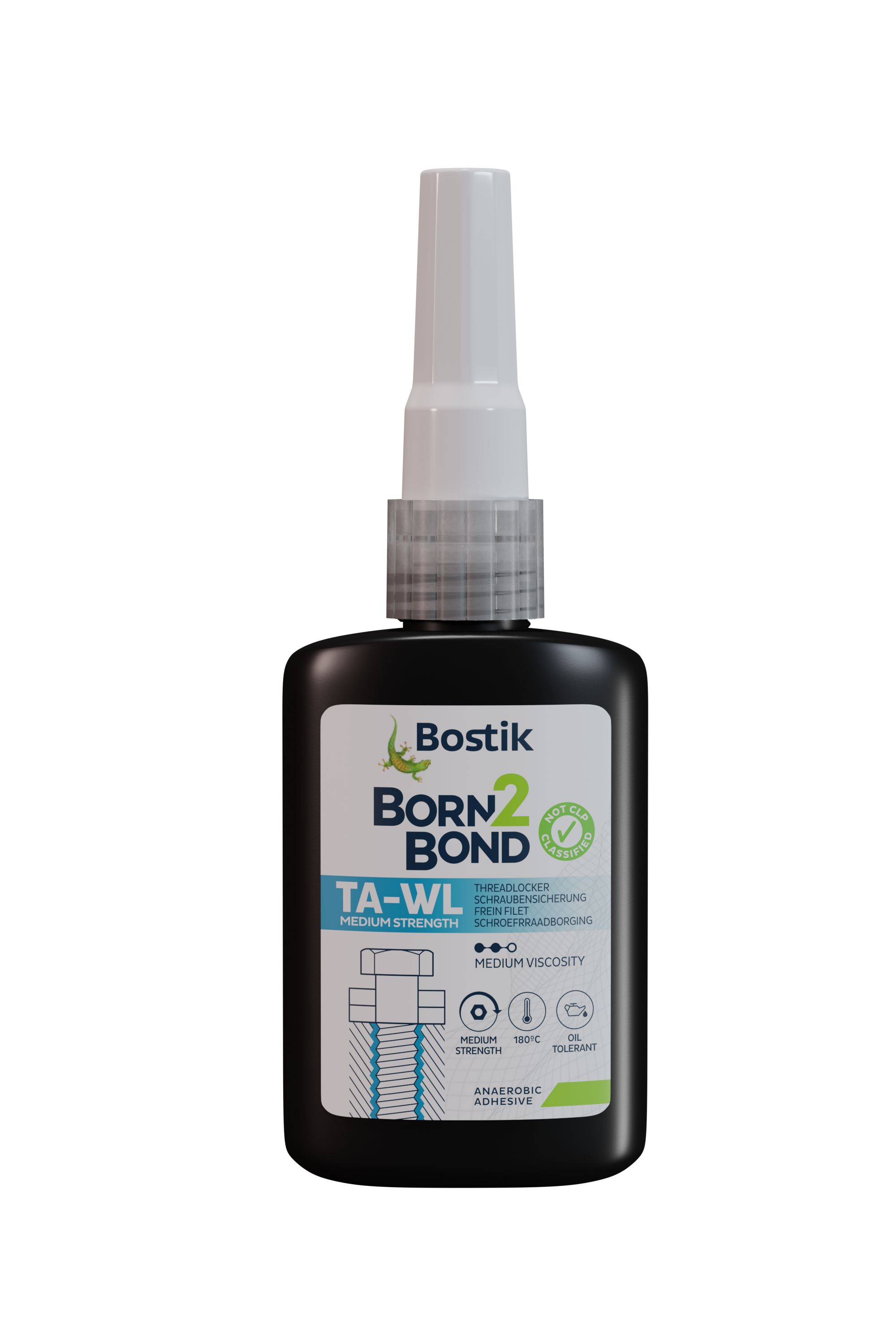 Bostik Born2Bond TA-WL MS Blue Thread lock, 50 ml, 20 min Cure Time