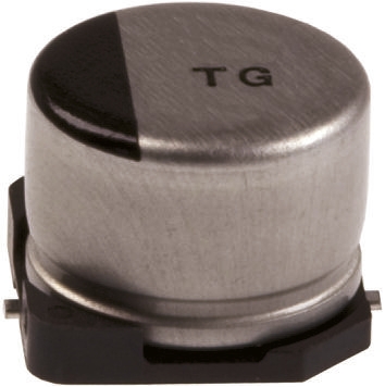 Rubycon 100μF Aluminium Electrolytic Capacitor 50V dc, Surface Mount - 50SGV100M8X10.5