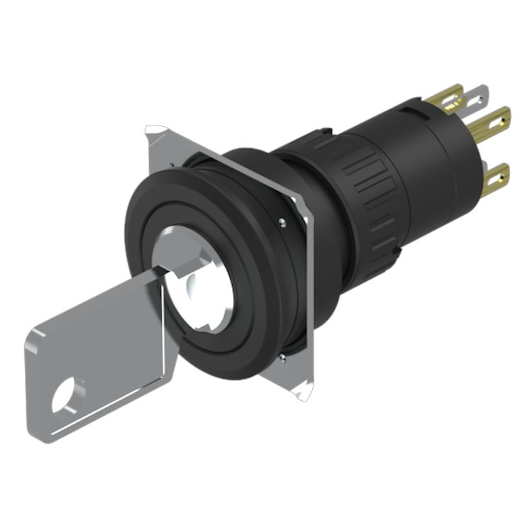 EAO Black Push Button Actuator