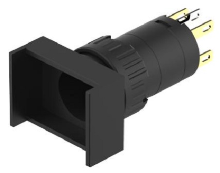 EAO Black Push Button Actuator