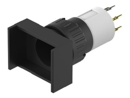 EAO Black Push Button Actuator