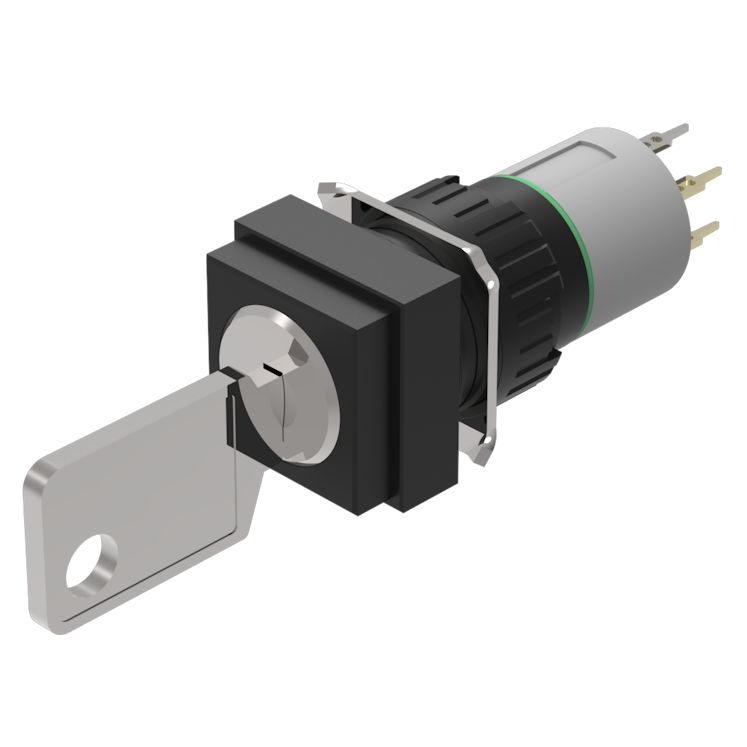EAO Black Push Button Actuator