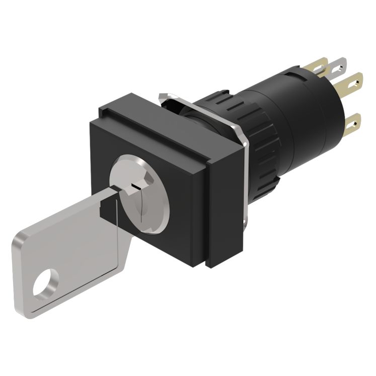 EAO Black Push Button Actuator
