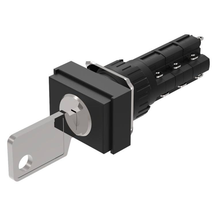 EAO Black Push Button Actuator