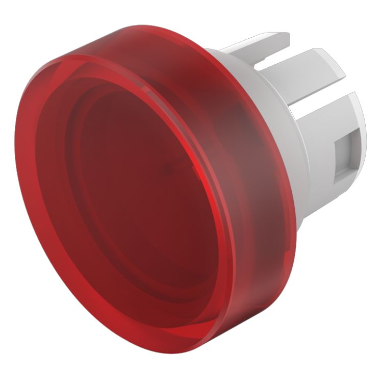 EAO Indicator Lens Round Style, Red, 15.8 mm diameter
