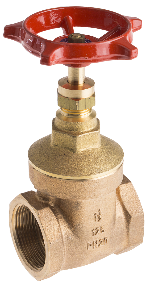 RS PRO Gate Valve 1 to 1/2 in, 1 to 1/2 in