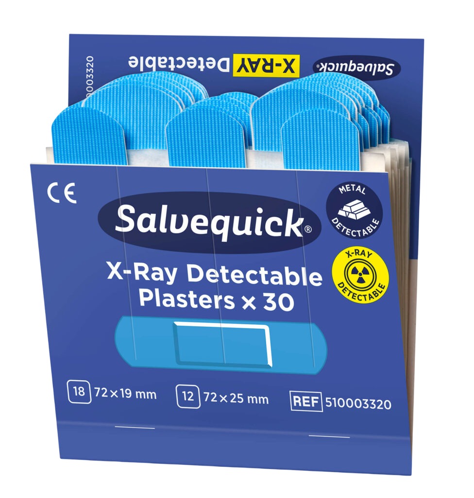 Cederroth Detectable Plaster Soft Foam, 30 Per Pack Per Package