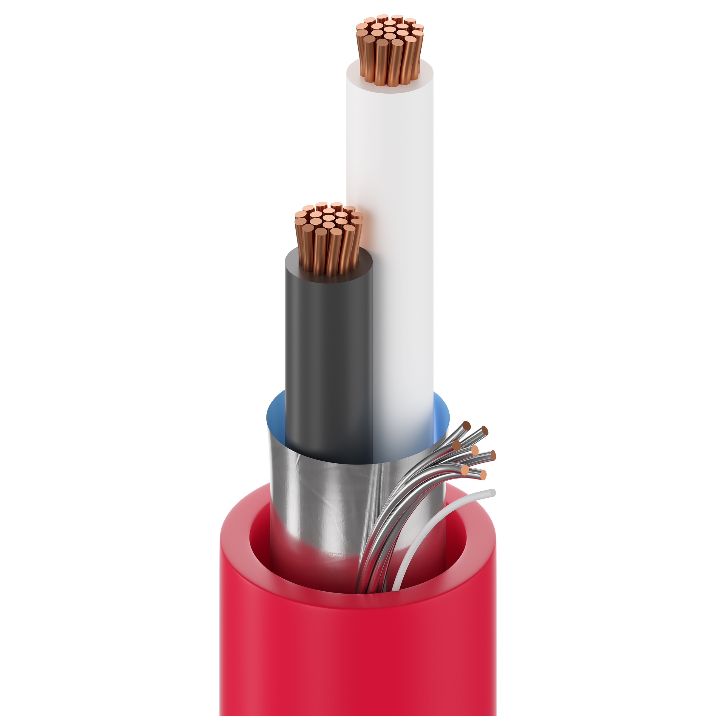 5100fe00152 Belden 5100FE Control Cable, 2 Cores, 2.09mm² 14 AWG, Screened, 152 m, Grey Polypropylene Sheath