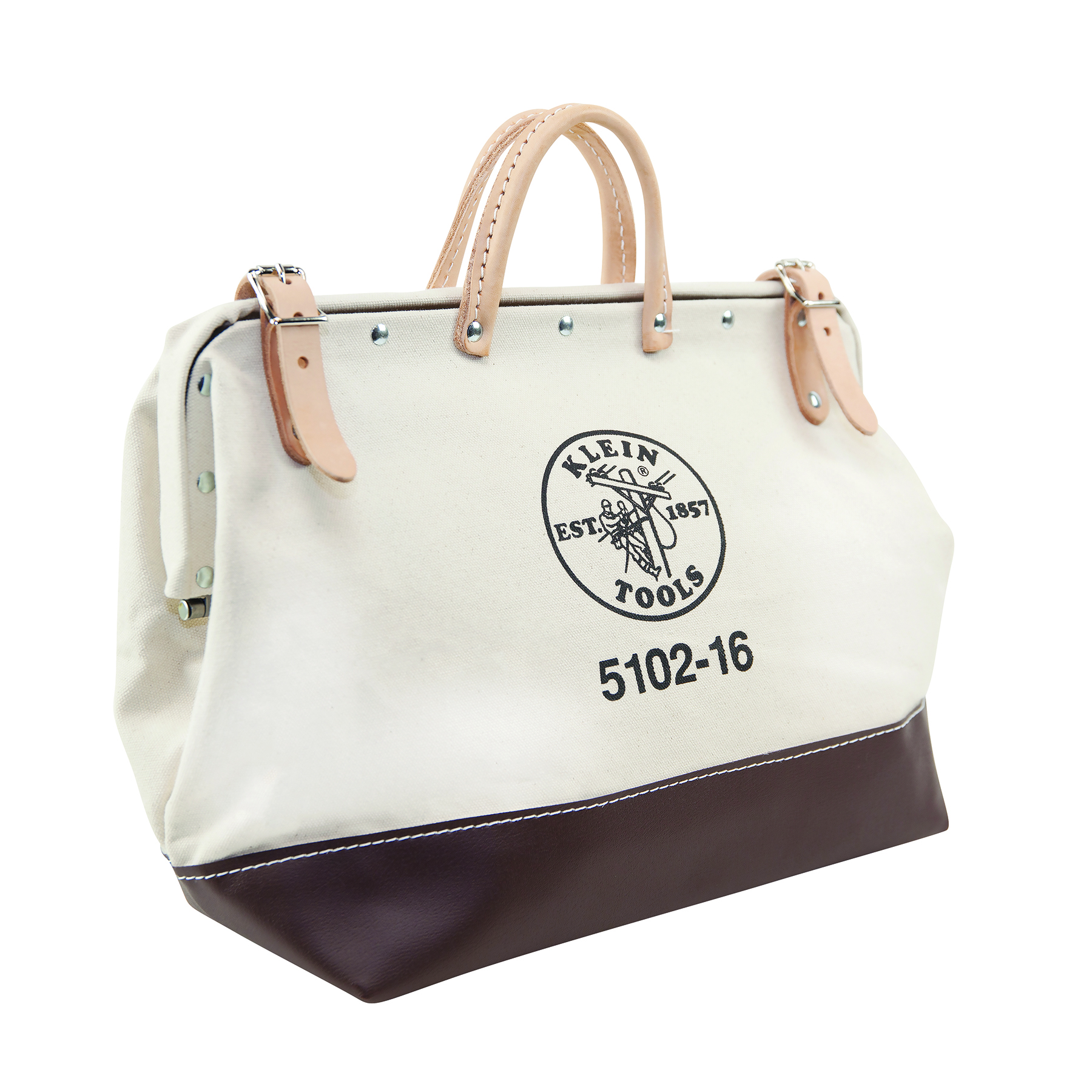 SuperRod Canvas Tool Bag with Shoulder Strap 16 in x 6in x 14 in