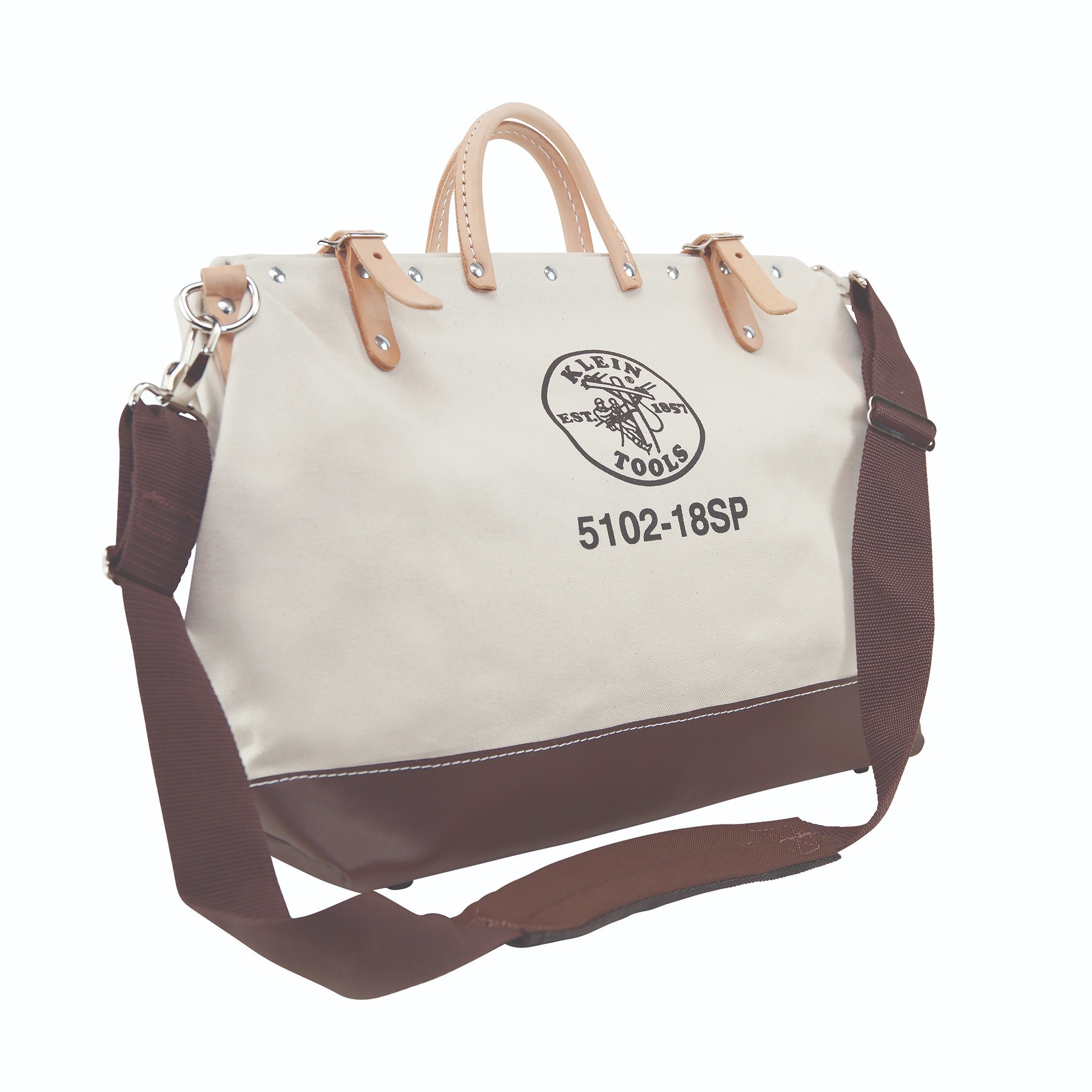 SuperRod Canvas Tool Bag with Shoulder Strap 18 in x 6in x 14 in