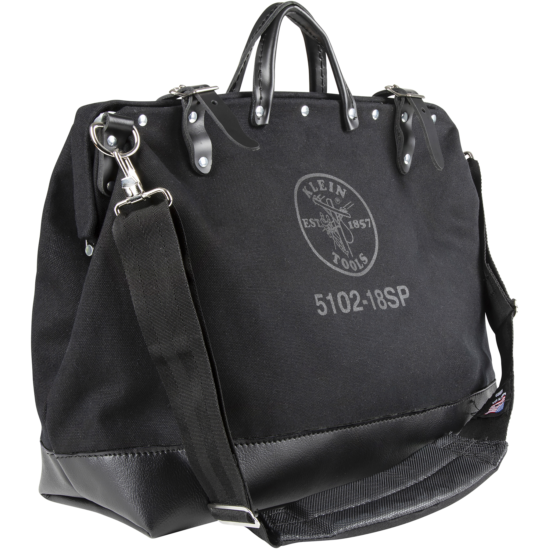 SuperRod Canvas Tool Bag with Shoulder Strap 18 in x 6in x 14 in