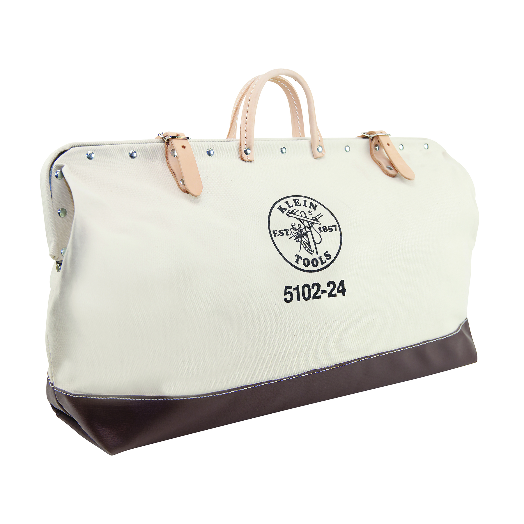 SuperRod Canvas Tool Bag with Shoulder Strap 24 in x 6in x 15 in