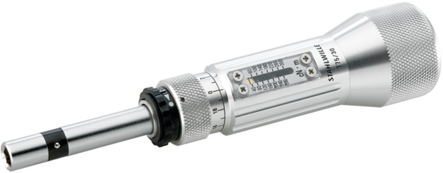 STAHLWILLE Calibrated Torque Screwdriver, 0.2 To 1.2 Nm, 1/4 in Drive, 6 % Accuracy