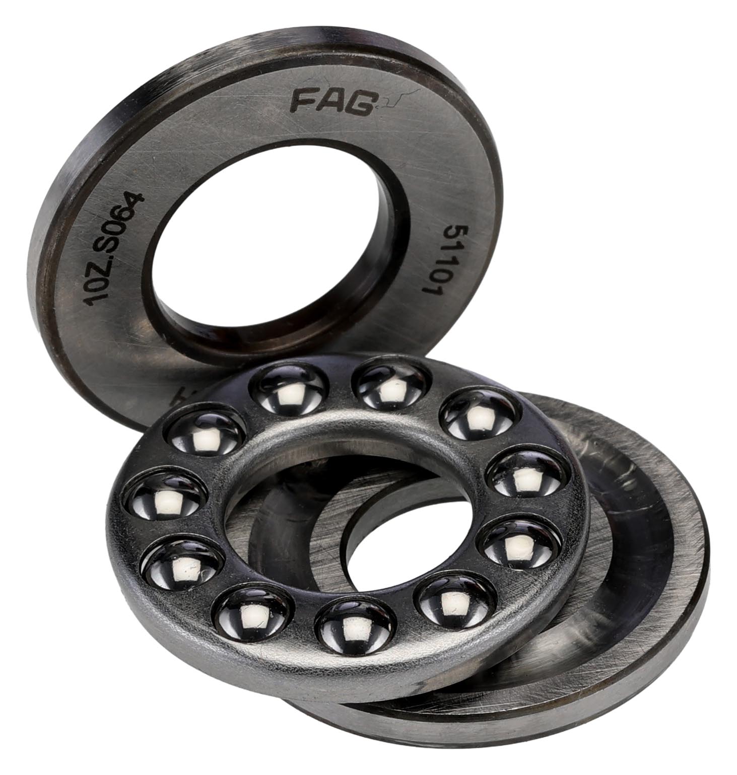 FAG 51101 1 Row Deep Groove Ball Bearing - 12 mm ID, 26 mm OD
