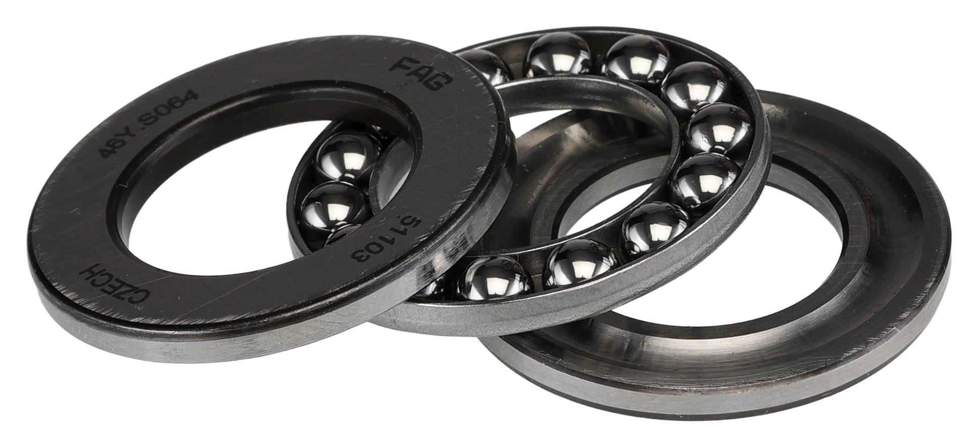 51103 FAG  1 Row Ball Bearing - 17 mm ID, 30 mm OD