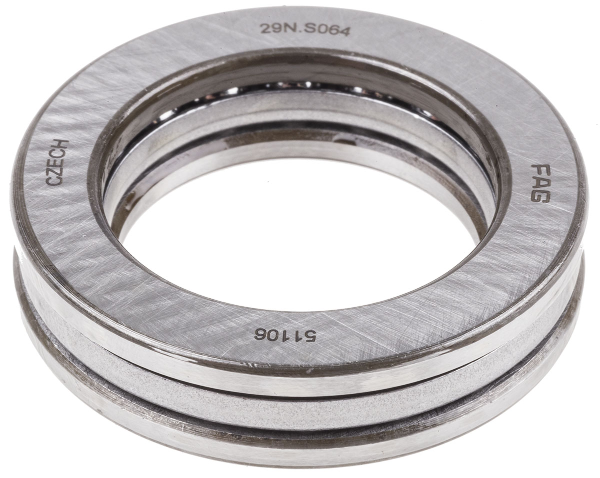 FAG 51106 1 Row Ball Bearing - 30 mm ID, 47 mm OD