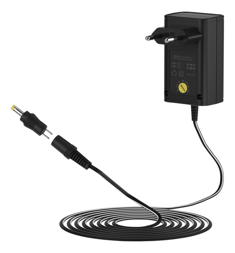 5111233 Ansmann 3.6 W AC/DC Adapter AC/DC Adapter Type C 3V dc Output, 600 mA