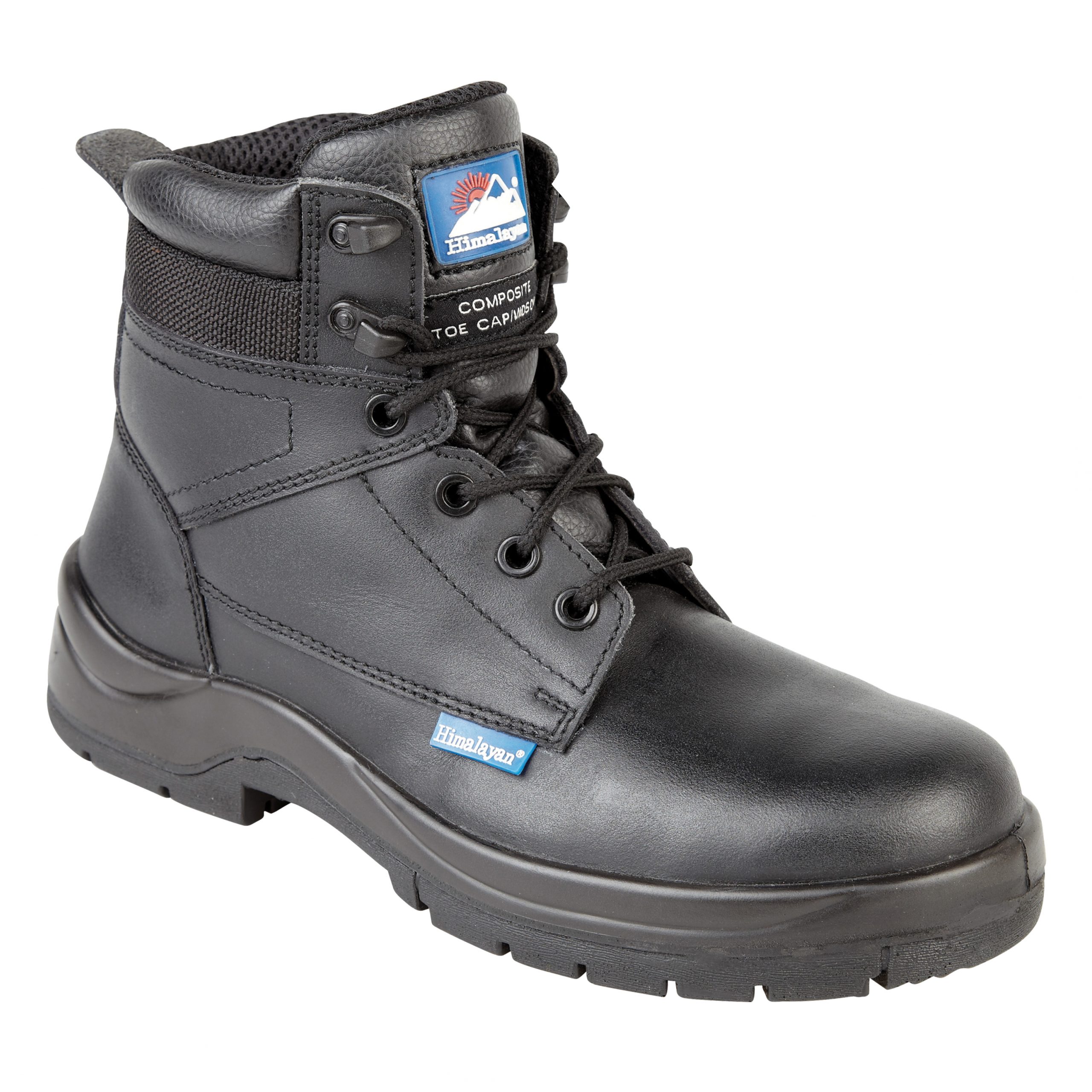 Himalayan 5144 Black Composite Toe Capped Unisex Safety Boots 10, EU 44 ANSI/ESD S20.20:2021