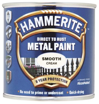 Hammerite Direct to Rust Paint in Smooth Beige, 750 ml