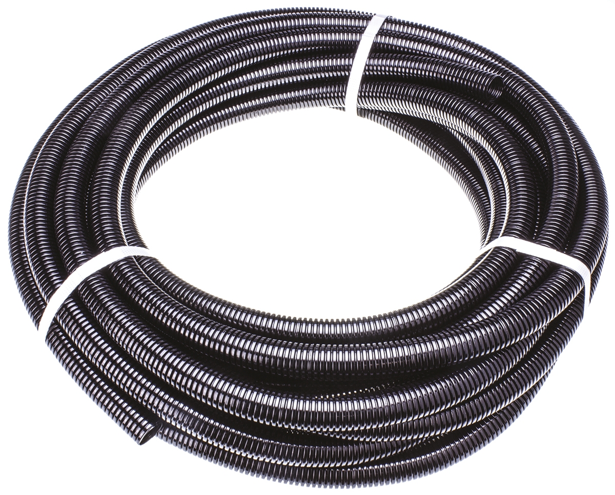 RS PRO, 20 mm Nominal Diameter, Plastic, Black