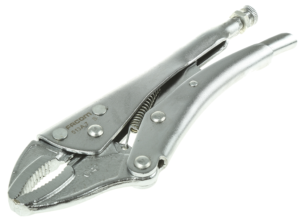 Facom Locking Plier, 190mm Overall