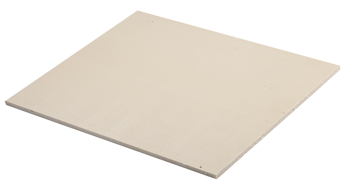 514-300 RS PRO Beige Polyetheretherketone Plastic Sheet, 300 mm x 245mm x 5 mm