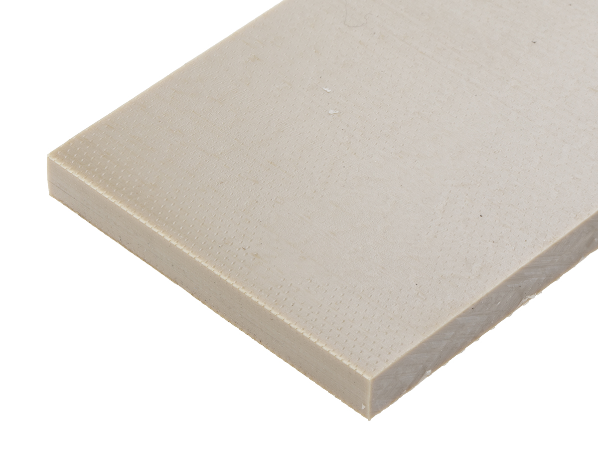 RS PRO Beige Polyetheretherketone Plastic Sheet, 500 mm x 50mm x 6 mm, Fine Weave Cotton, Fibreglass, Epoxy Resin,