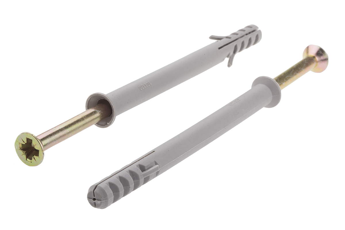 RS PRO Frame Fixing Nylon, length 120 mm, fixing hole diameter 10 mm