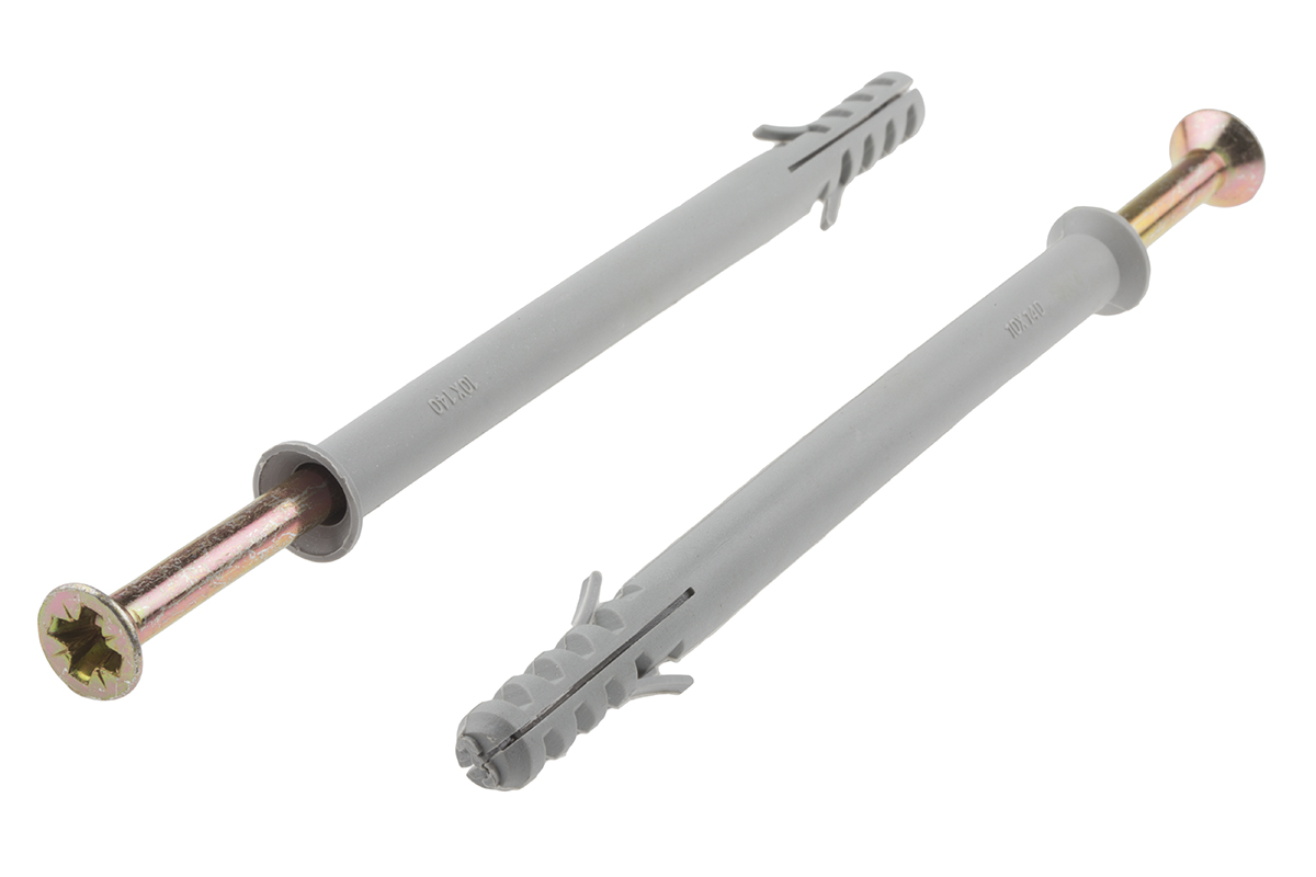 RS PRO Frame Fixing Nylon, length 140 mm, fixing hole diameter 10 mm