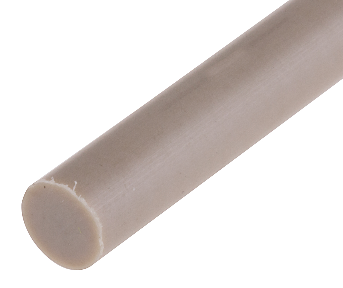 RS PRO Beige Polyetheretherketone PEEK Rod, 300 mm x 6 mm Diameter
