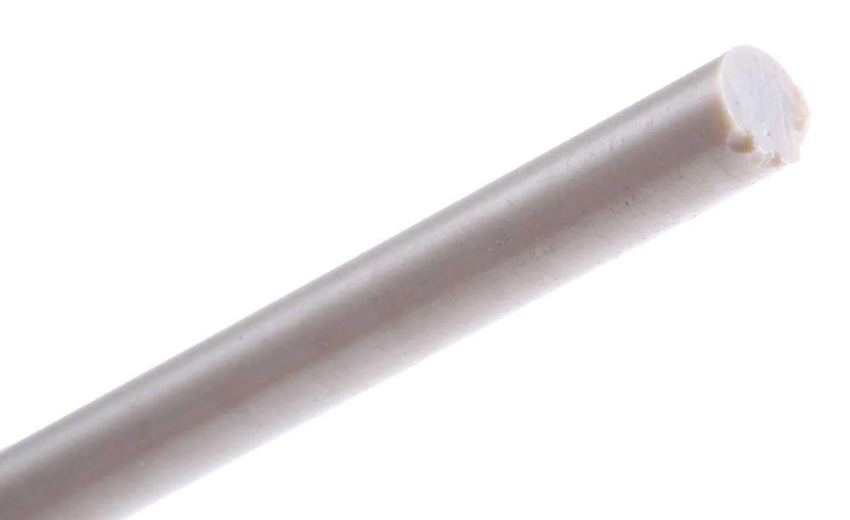 514-748 RS PRO Beige Polyetheretherketone PEEK Rod, 300 mm x 6 mm Diameter