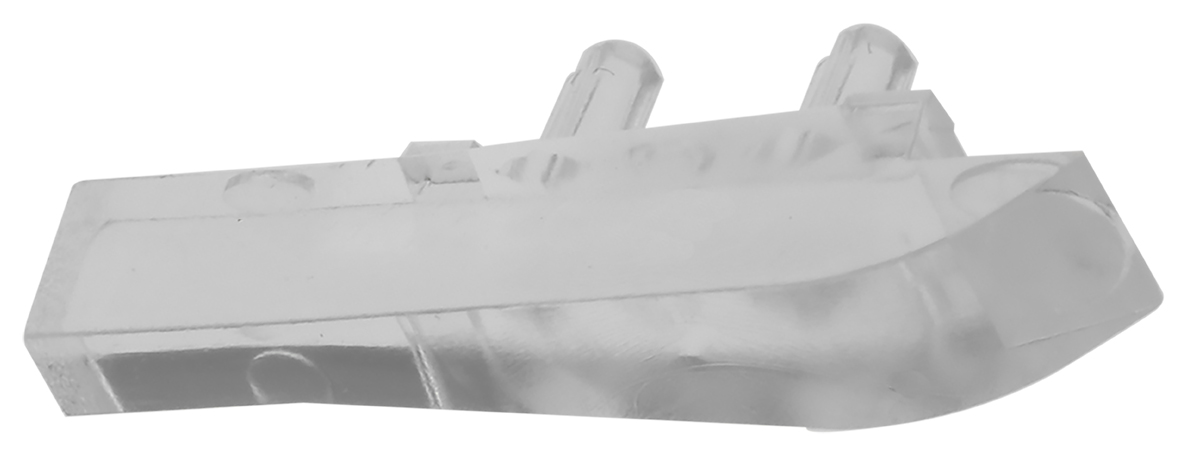 515-1105F Dialight PCB 1-Way Right Angle Rigid LED Light Pipe Clear, 3 x 3 mm