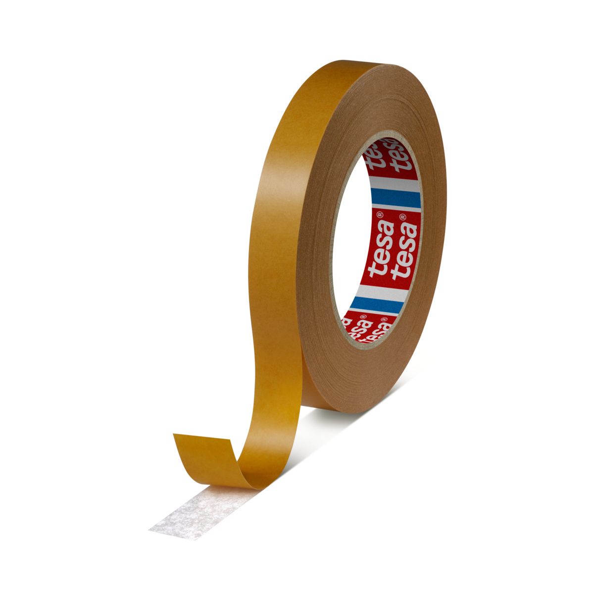 Tesa 51570-00006-00 51570 Brown Double Sided Tape, 0.11 mm Thick, 13N/cm, Non-Woven Backing, 19mm x 50 m