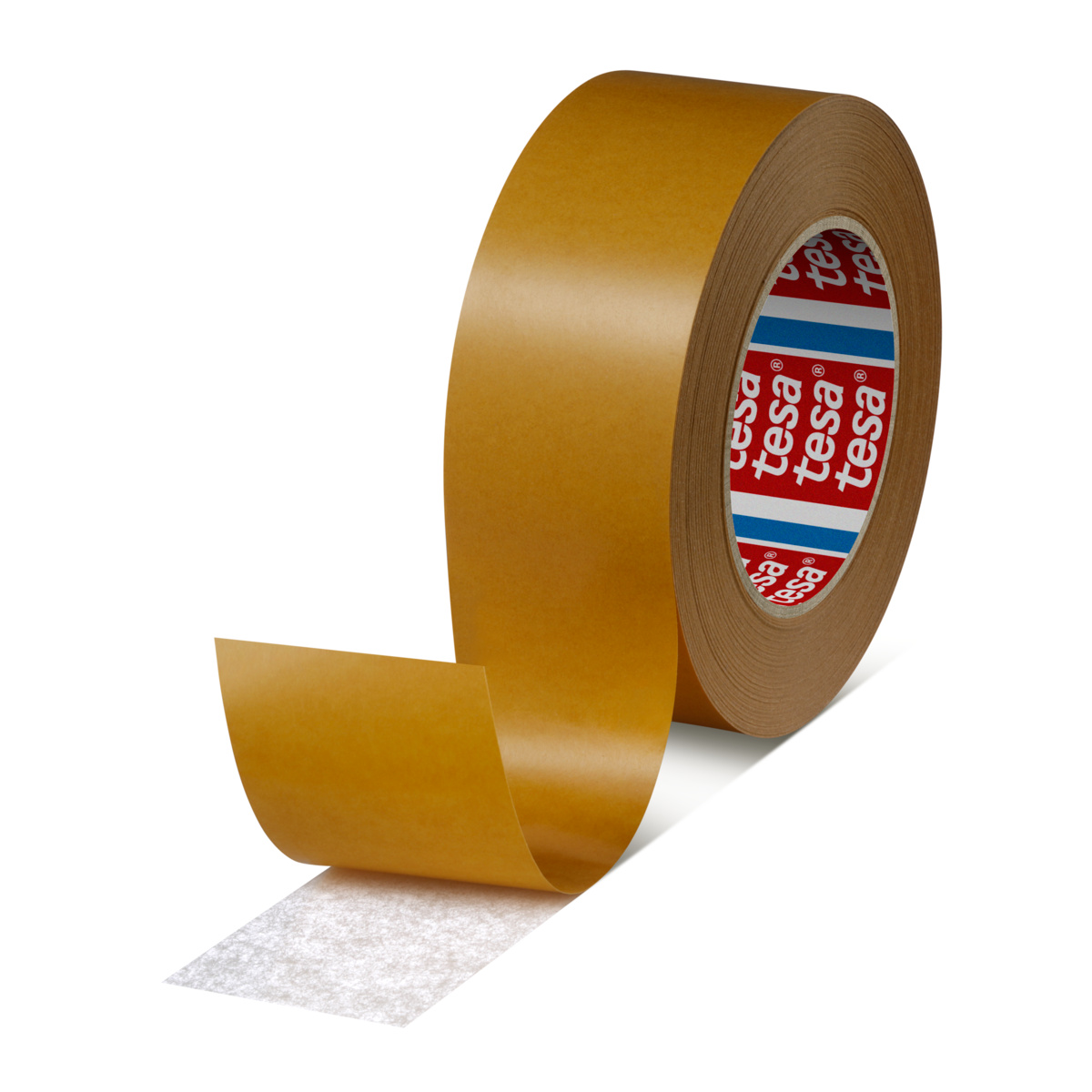 Tesa 51570-00018-00 51570 Brown Double Sided Tape, 0.11 mm Thick, 13N/cm, Non-Woven Backing, 50mm x 50 m