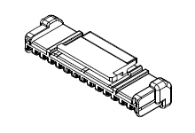 Molex, 503658 Receptacle Connector Housing, 2mm Pitch, 10 Way, 1 Row