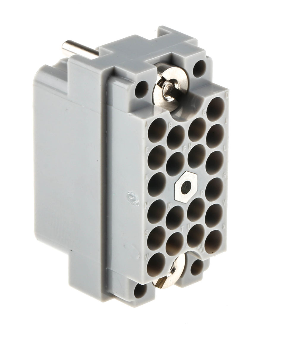 EDAC, 516 Heavy Duty Power Connector, Straight Male, 20 Way