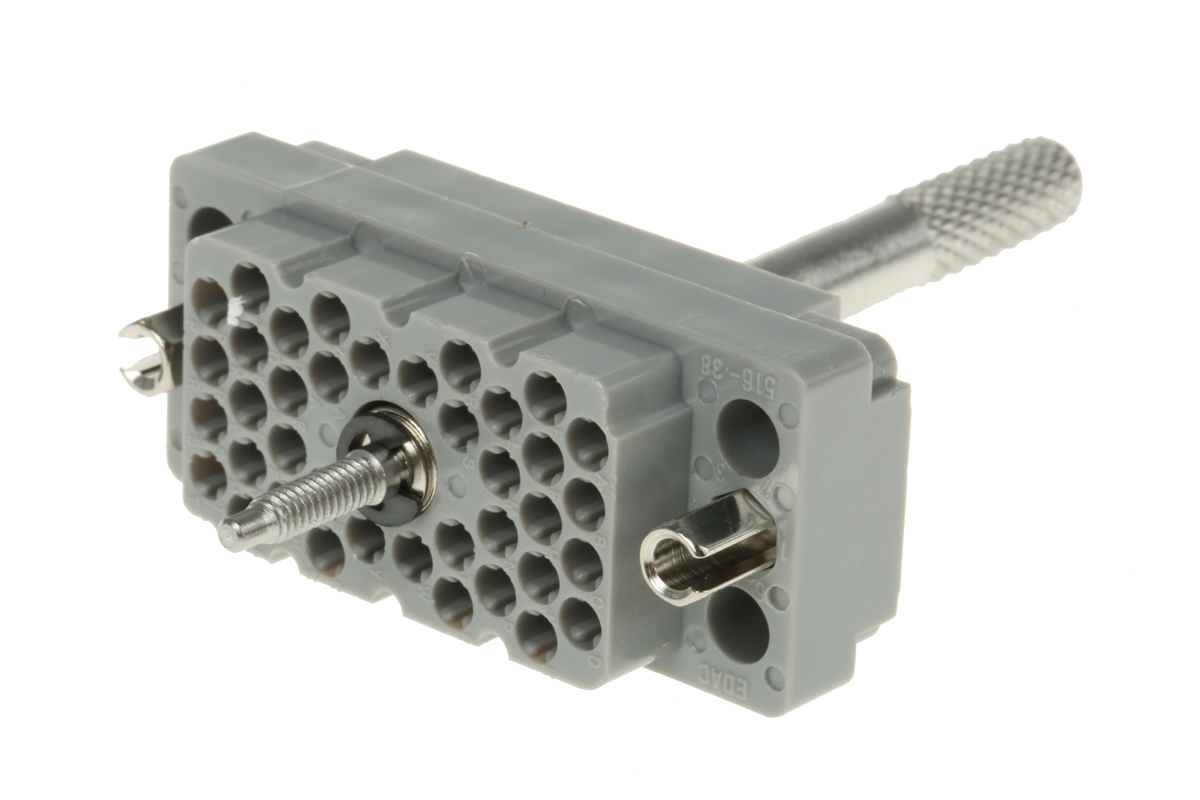 EDAC, 516 3.81 mm Pitch Power Heavy Duty Power Connector, Straight Female, 38 Way