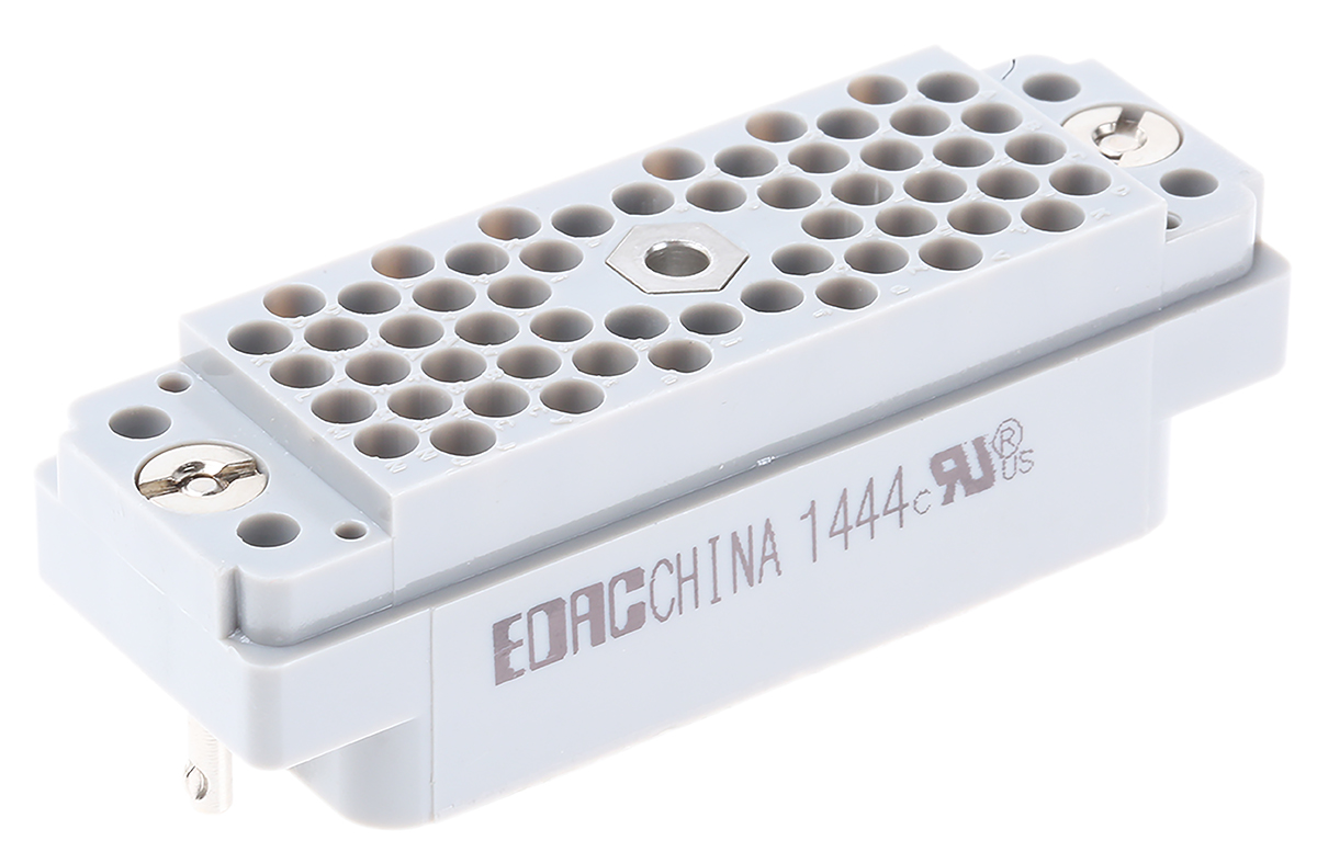 EDAC, 516 3.81 mm Pitch Heavy Duty Power Connector, Straight Male, 56 Way