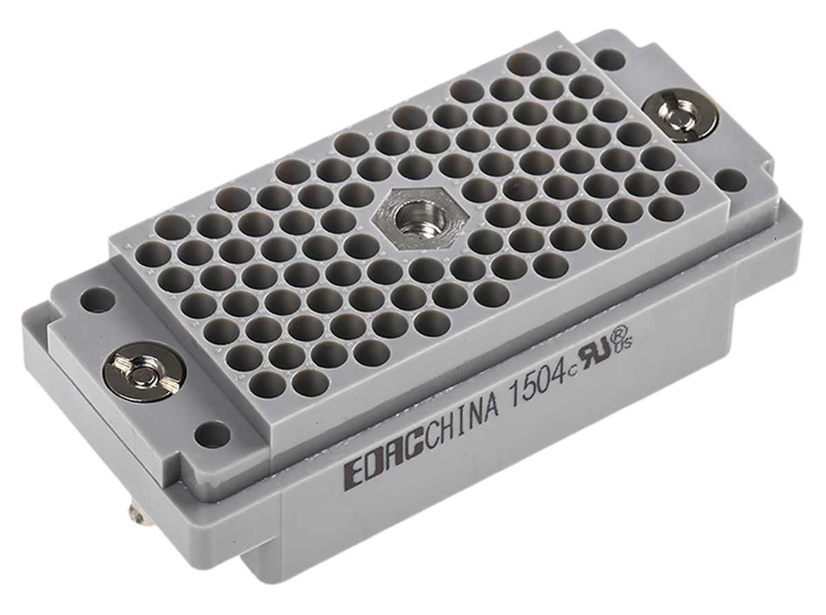 EDAC, 516 Heavy Duty Power Connector, Straight Male, 90 Way