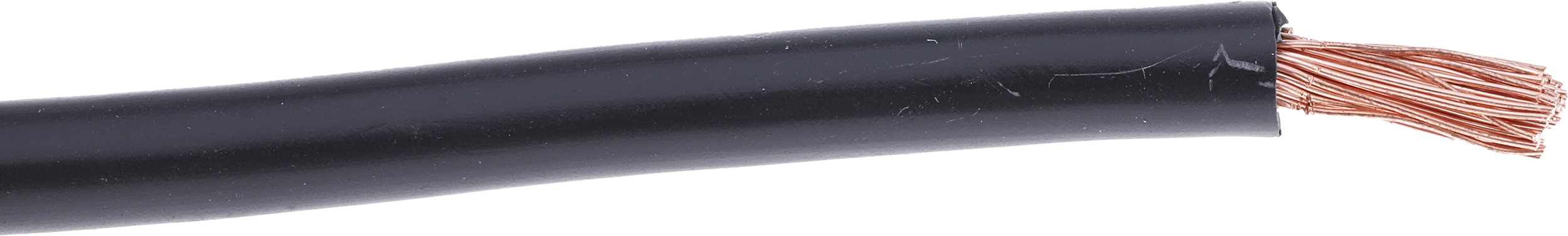516-7906 RS PRO FLEXIBLE BK Series Black 6 mm² Hook Up Wire, 9 AWG, 80, 25 m, Polyvinyl Chloride