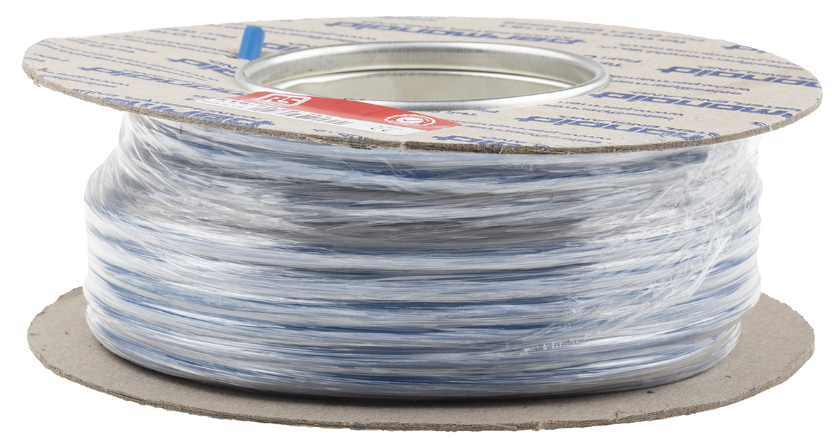 516-7928 RS PRO FLEXIBLE BK Series Blue 6 mm² Hook Up Wire, 9 AWG, 80, 25 m, Polyvinyl Chloride, Polyvinyl Chloride