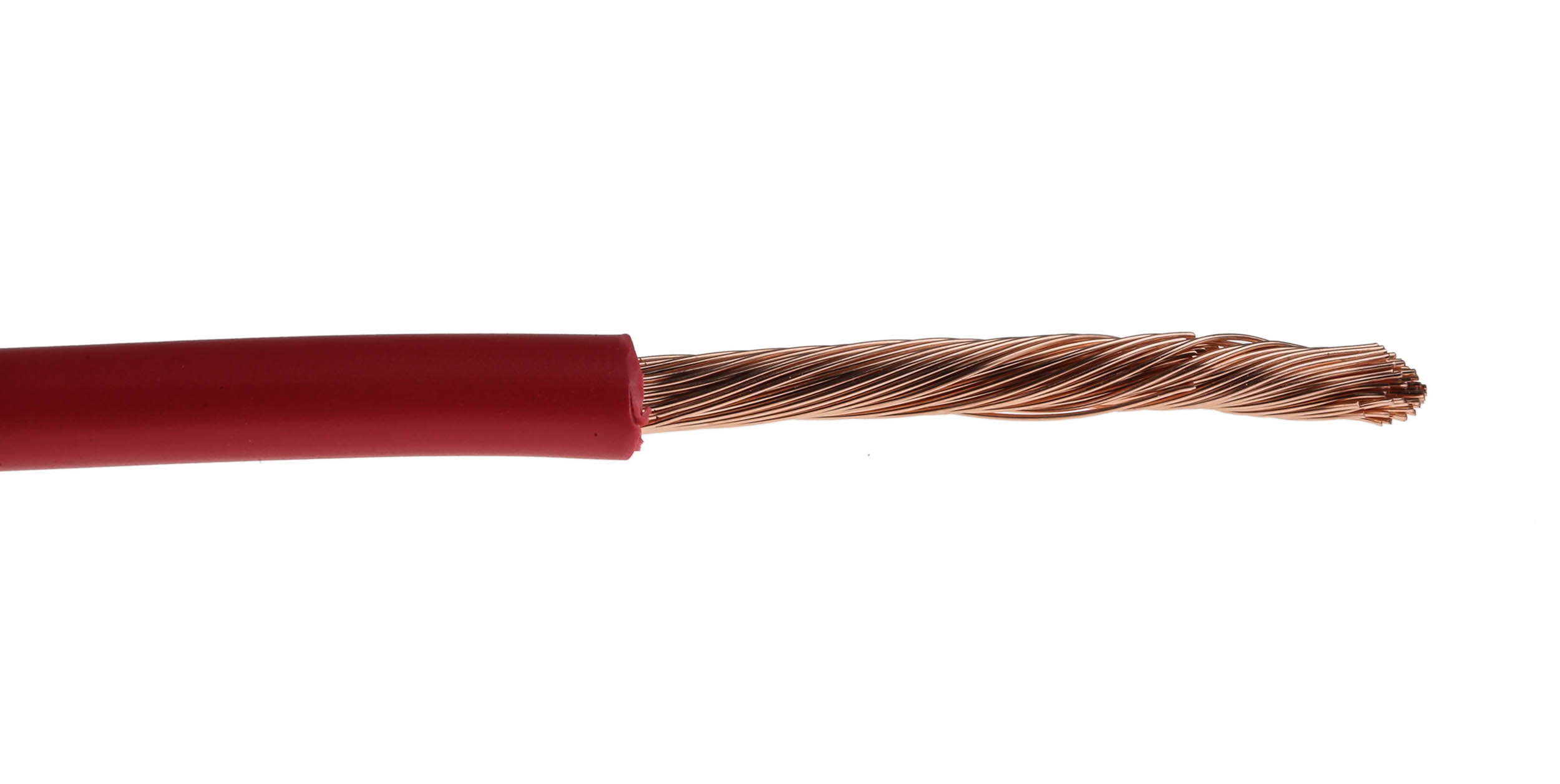 516-7934 RS PRO FLEXIBLE BK Series Red 6 mm² Hook Up Wire, 9 AWG, 80, 25 m, Polyvinyl Chloride, Polyvinyl Chloride
