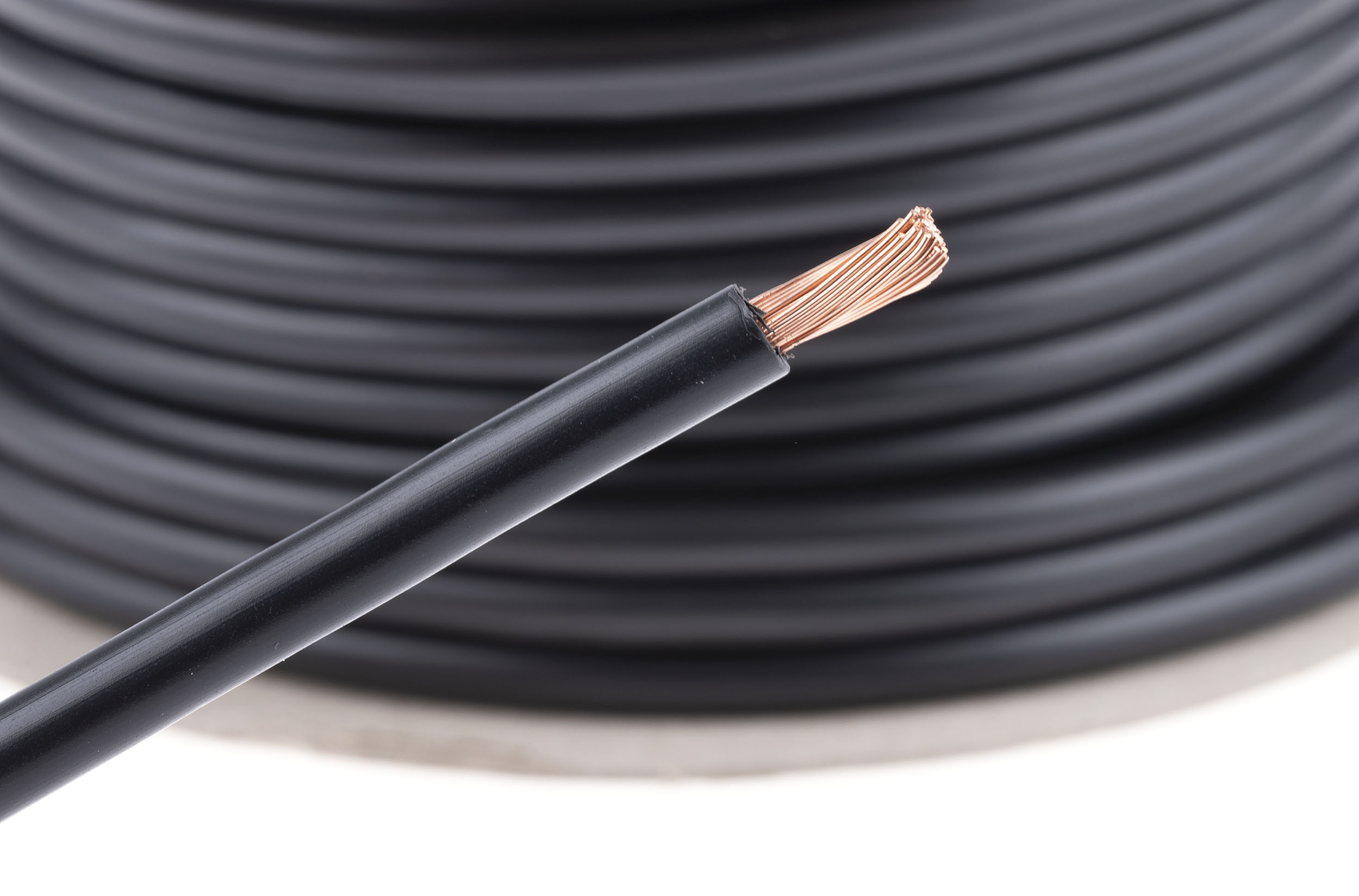 516-7962 RS PRO FLEXIBLE BK Series Black 10 mm² Hook Up Wire, 7 AWG, 72, 25 m, Polyvinyl Chloride, Polyvinyl Chloride
