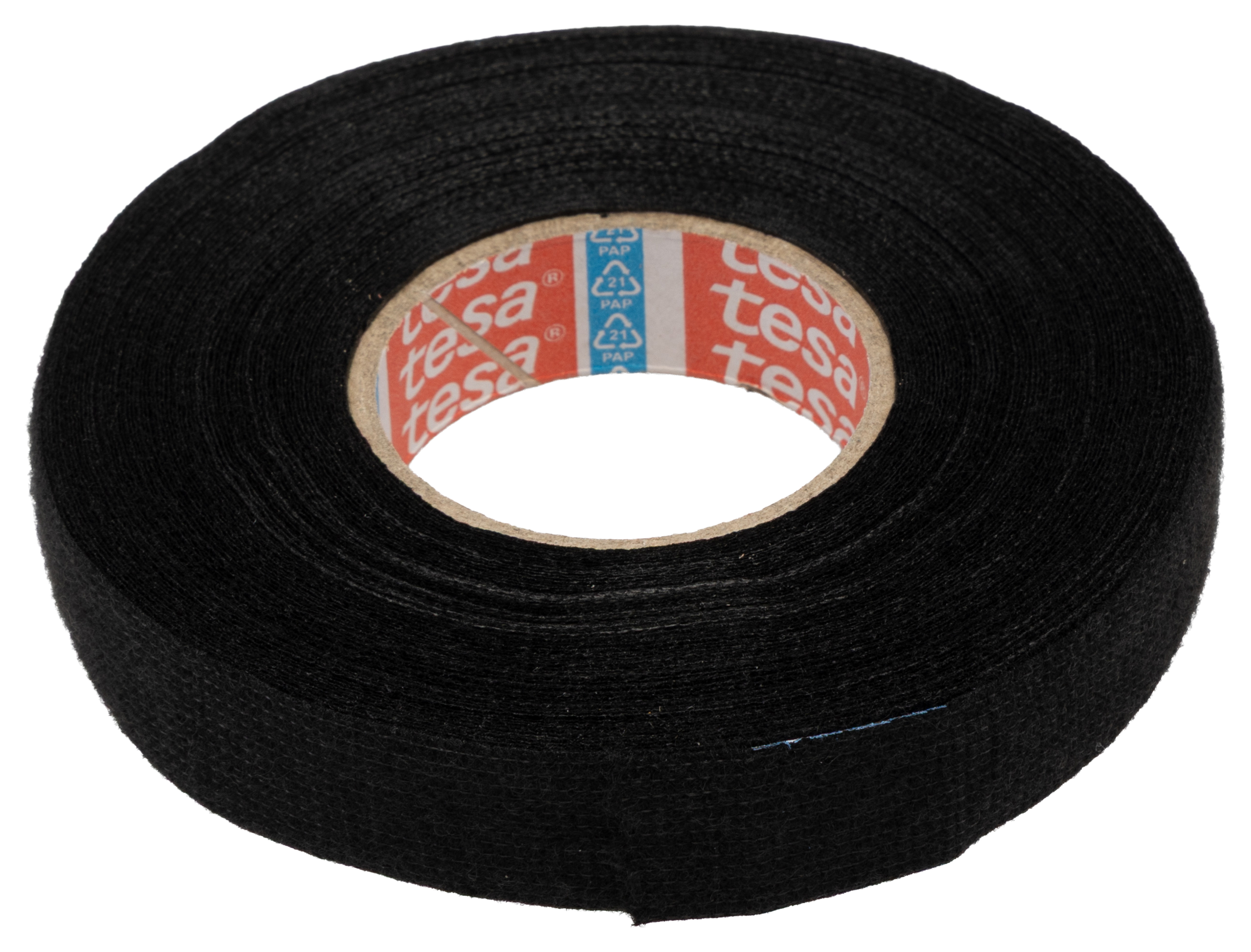 Tesa Tesa 51608 Black Polyethylene Terephthalate PET Fleece Wire Harness Tape, 15mm x 15 m
